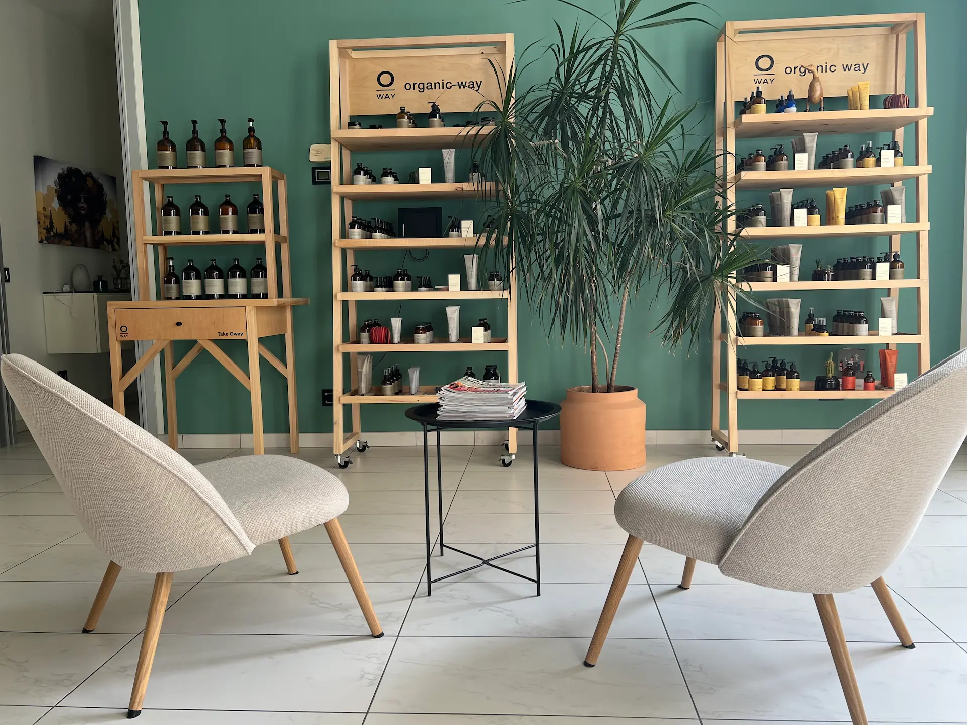 prodotti3 Il nostro salone con i prodotti bio